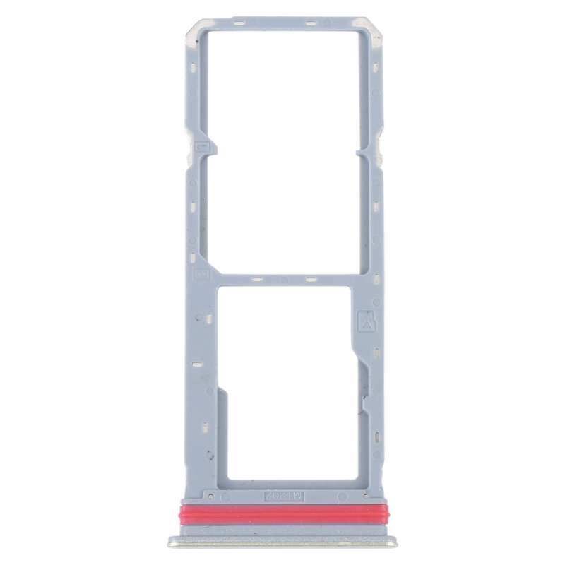 For vivo Y35 4G SIM Card Tray + SIM Card Tray + Micro SD Card Tray (Black)