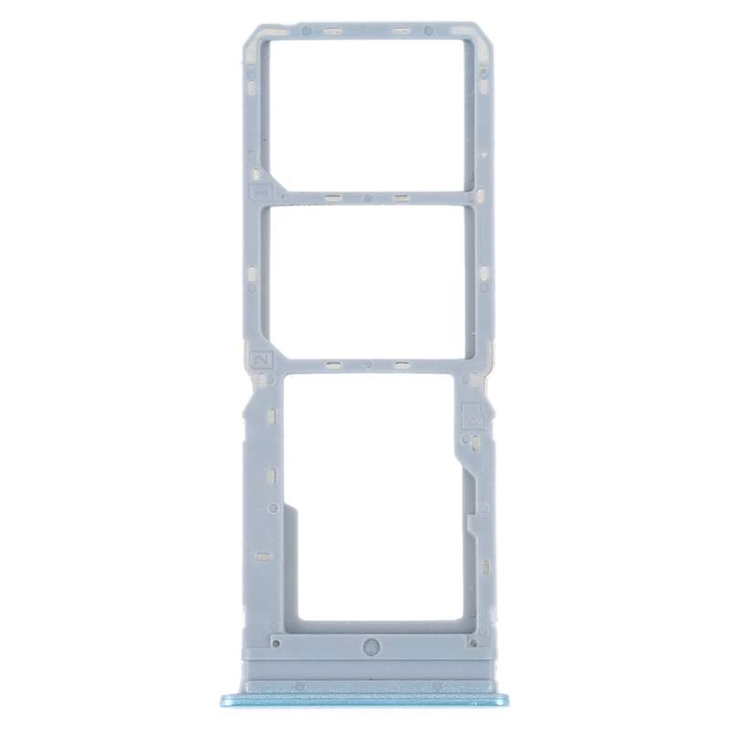 For vivo Y16 SIM Card Tray + SIM Card Tray + Micro SD Card Tray (Black)