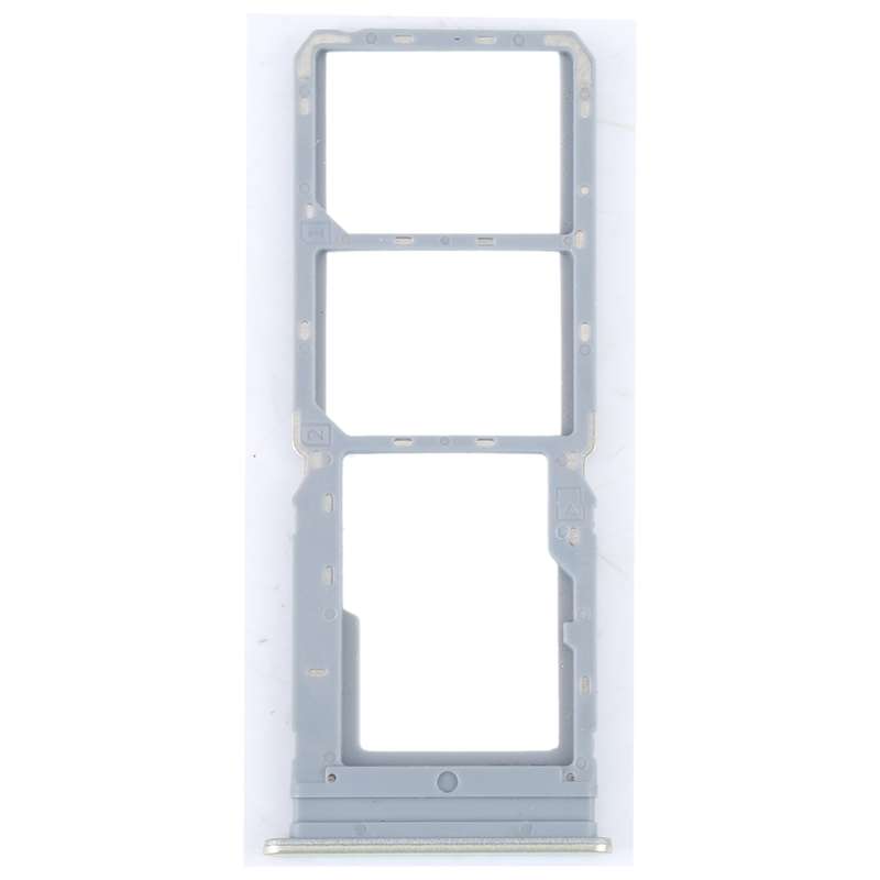 For vivo Y16 SIM Card Tray + SIM Card Tray + Micro SD Card Tray (Black)