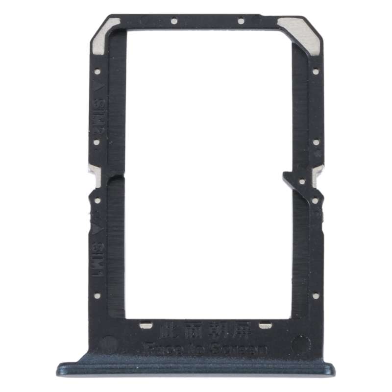 For Realme 9 Pro+ SIM Card Tray + SIM Card Tray (Black)