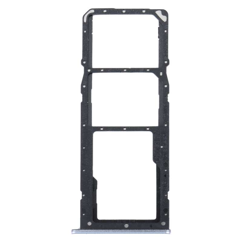 For Realme C31 SIM Card Tray + SIM Card Tray + Micro SD Card Tray (Black)