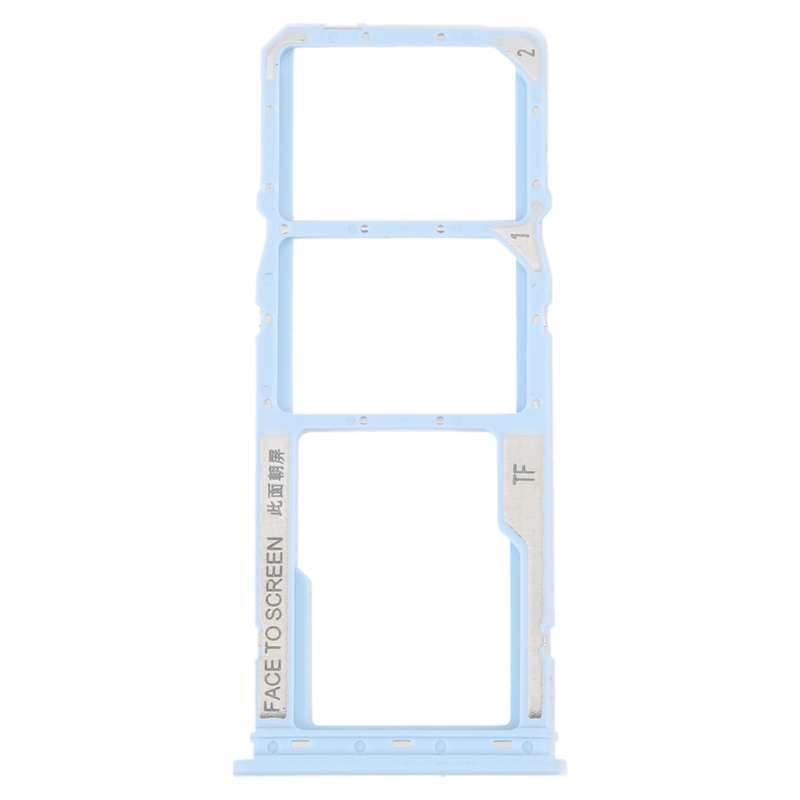 For Xiaomi Redmi A1 2022 / Redmi A1+ SIM Card Tray + SIM Card Tray + Micro SD Card Tray (Black)