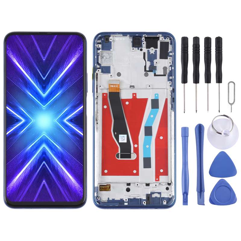 Original LCD Screen For Honor 9X Pro / Huawei Y9s Digitizer Full Assembly with Frame (Red)