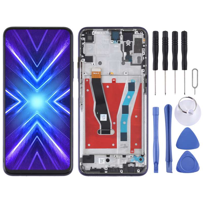 Original LCD Screen For Honor 9X Pro / Huawei Y9s Digitizer Full Assembly with Frame (Red)