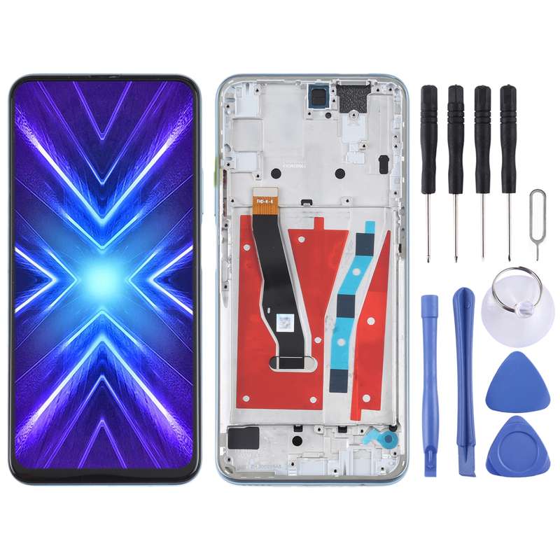Original LCD Screen For Honor 9X Pro / Huawei Y9s Digitizer Full Assembly with Frame (Red)