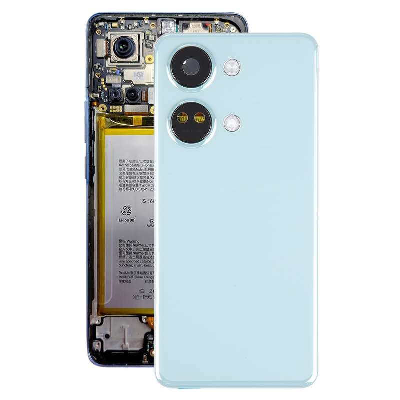 For OnePlus Nord 3 Original Battery Back Cover with Camera Lens Cover(Black)