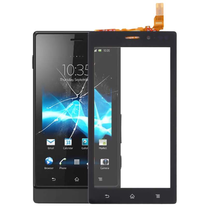 Original Touch Panel For Sony Xperia Sola MT27i(Black)
