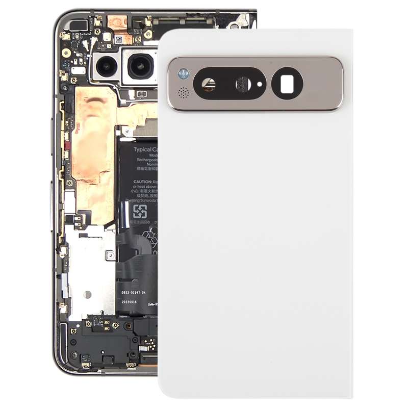 For Google Pixel Fold Original Battery Back Cover with Camera Lens Cover(Black)