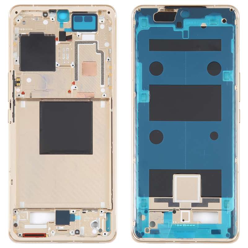 For Xiaomi 12S Ultra Original Front Housing LCD Frame Bezel Plate (Black)