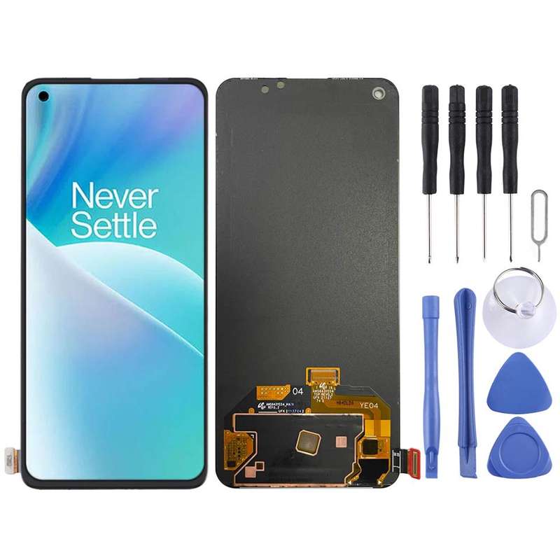 Original AMOLED LCD Screen For OnePlus Nord 2T CPH2399 CPH2401 with Digitizer Full Assembly(Black)