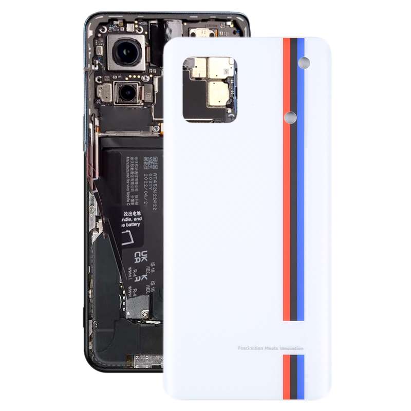 For vivo iQOO 9 OEM Glass Battery Back Cover(Orange)
