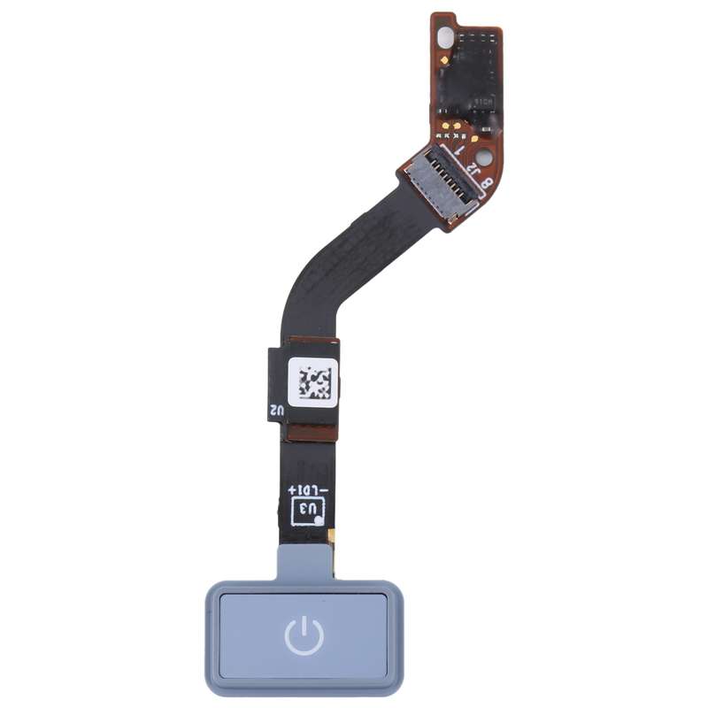Power / Fingerprint Touch-ID Button Flex Cable for Microsoft Surface Laptop Go 1934(Silver)