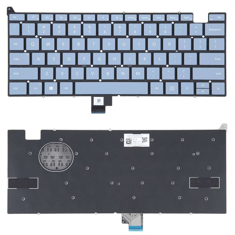 US Version Keyboard without Power Button for Microsoft Surface Laptop Go 1934(Grey)