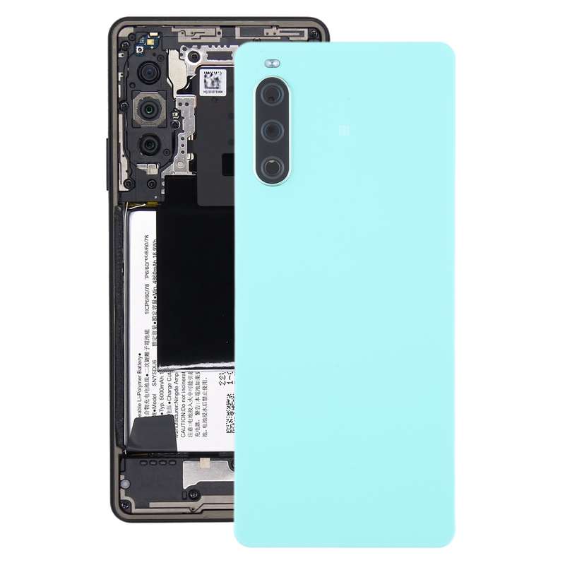For Sony Xperia 10 IV Original Battery Back Cover(Blue)