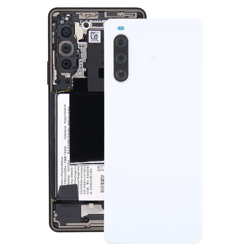 For Sony Xperia 10 IV Original Battery Back Cover(Blue)