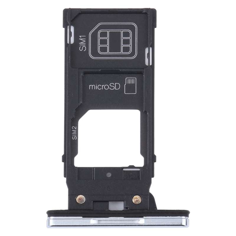 For Sony Xperia XZ2 Premium Original SIM Card Tray + SIM / Micro SD Card Tray (Black)