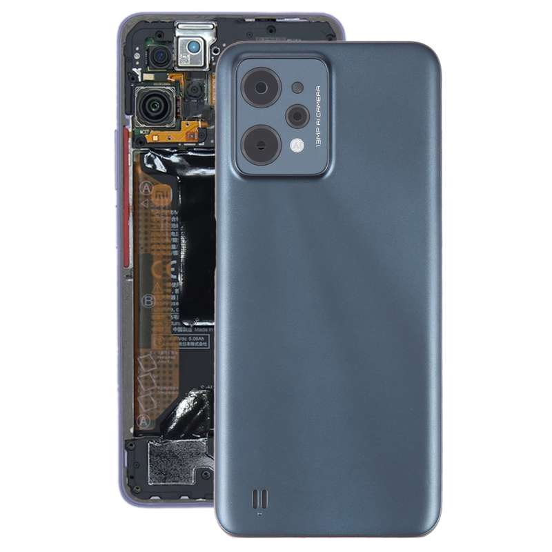 For Realme C31 Original Battery Back Cover with Camera Lens Cover(Dark Green)