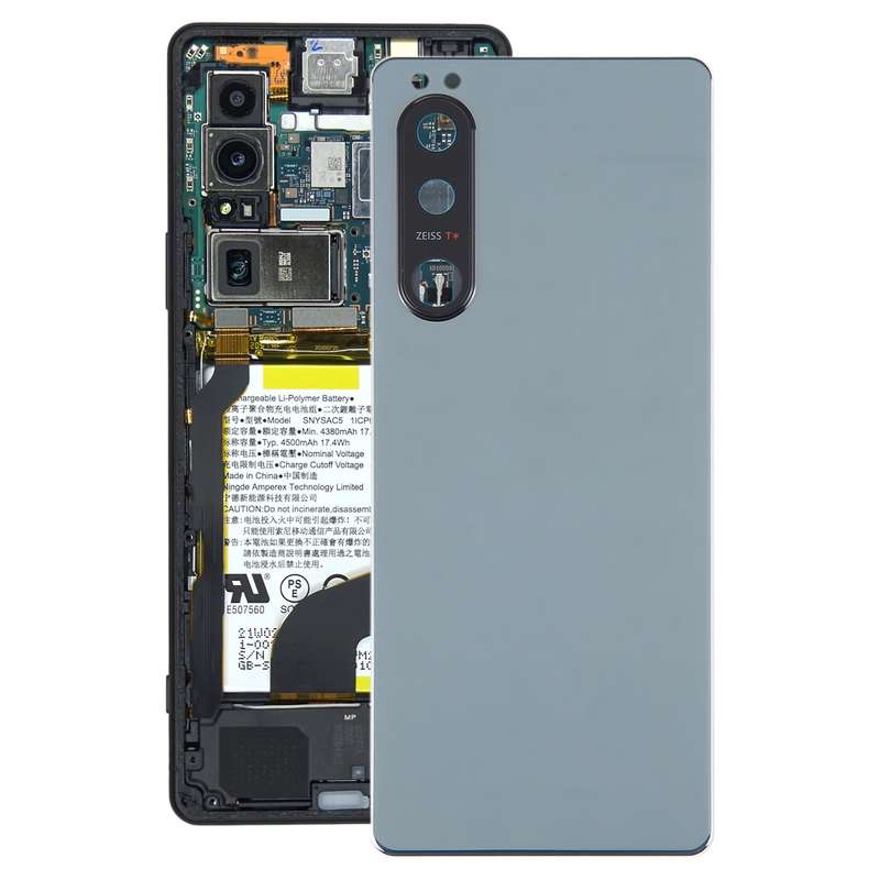 For Sony Xperia 5 III Original Battery Back Cover with Camera Lens Cover(Black)