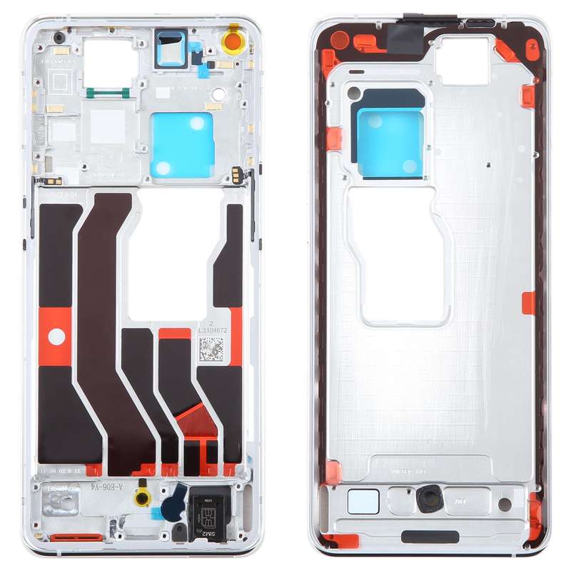 For OPPO Find X3 Original Front Housing LCD Frame Bezel Plate (Black)