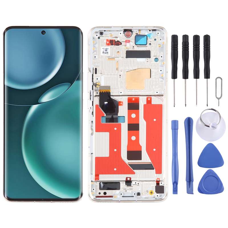 Original LCD Screen For Honor Magic4 Digitizer Full Assembly with Frame(Black)