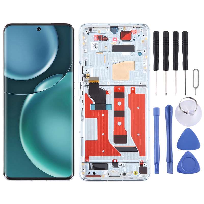 Original LCD Screen For Honor Magic4 Digitizer Full Assembly with Frame(Black)
