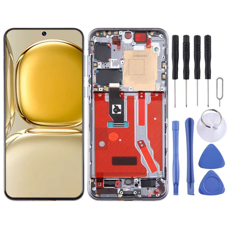 Original LCD Screen For Huawei P50 Digitizer Full Assembly with Frame(Black)
