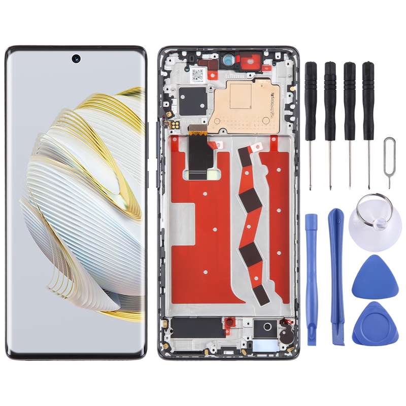 Original LCD Screen For Huawei nova 10 Digitizer Full Assembly with Frame(Silver)