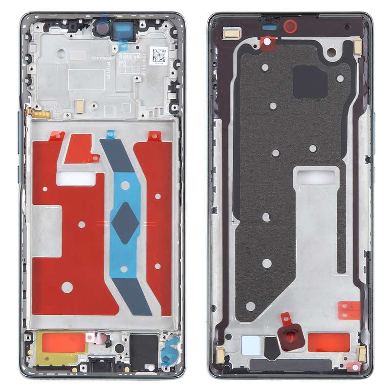 For Honor X40 Front Housing LCD Frame Bezel Plate(Black)