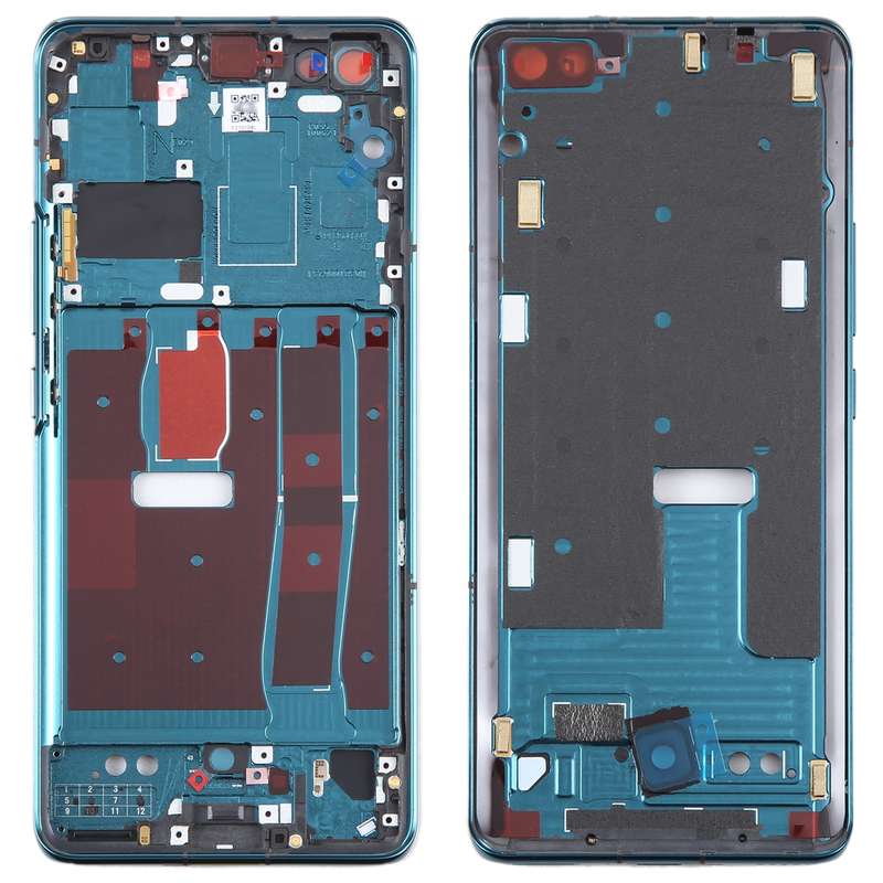 For Huawei nova 7 Pro Front Housing LCD Frame Bezel Plate(Green)