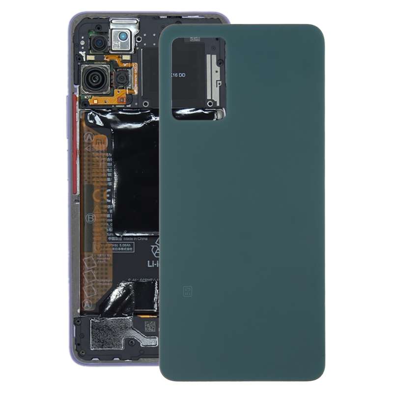 For Xiaomi Redmi Note 11 Pro+ 5G Glass Battery Back Cover(Black)