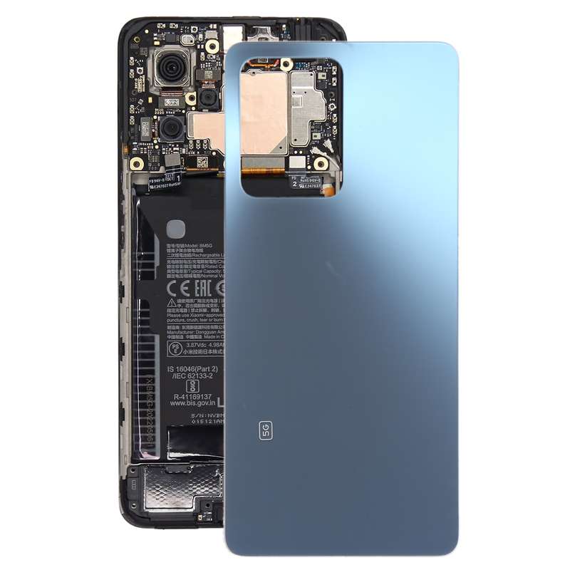 For Xiaomi Redmi Note 12 Pro Glass Battery Back Cover(White)