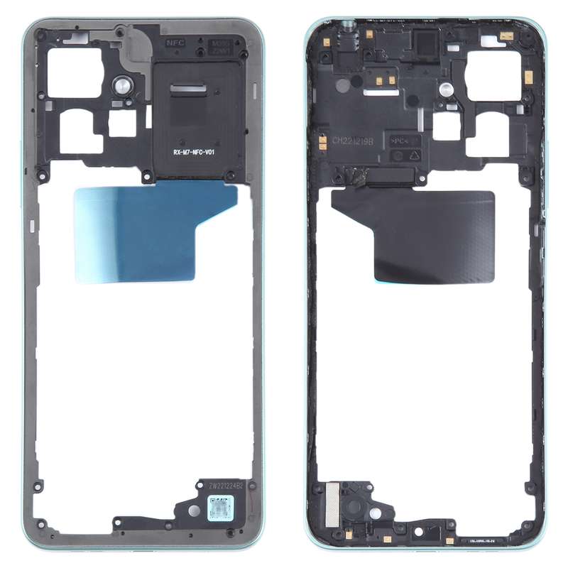 For Xiaomi Redmi Note 12 4G Original Middle Frame Bezel Plate (Black)