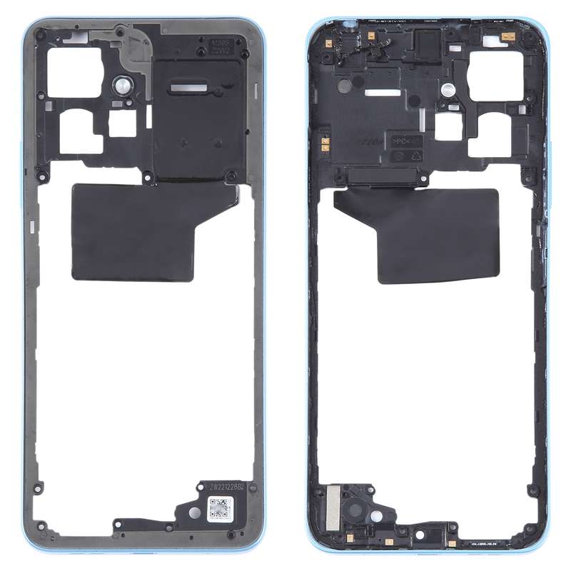 For Xiaomi Redmi Note 12 4G Original Middle Frame Bezel Plate (Black)