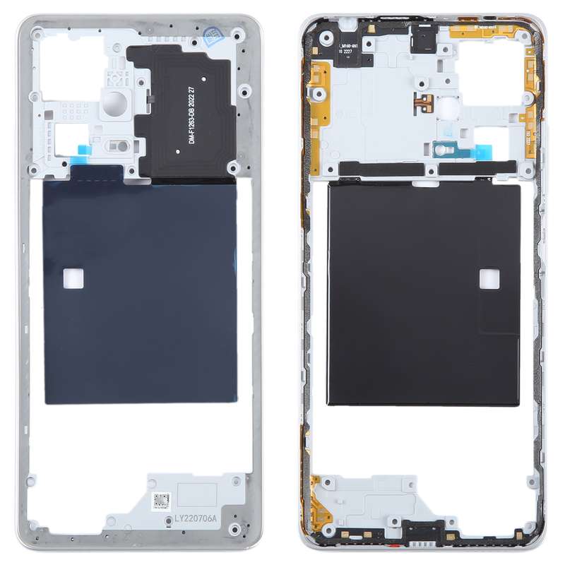 For Xiaomi Redmi Note 12 Pro+ Original Middle Frame Bezel Plate (Black)