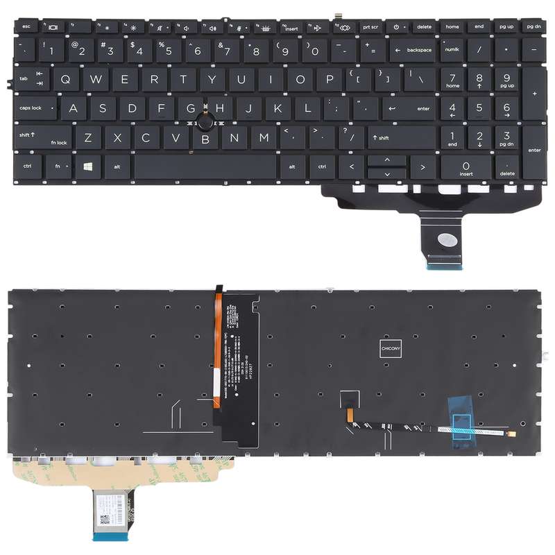 US Version Keyboard with Backlight and Pointing For HP ELITEBOOK 850 G7 G8 845 G7 G8 855 G7 G8 L8991