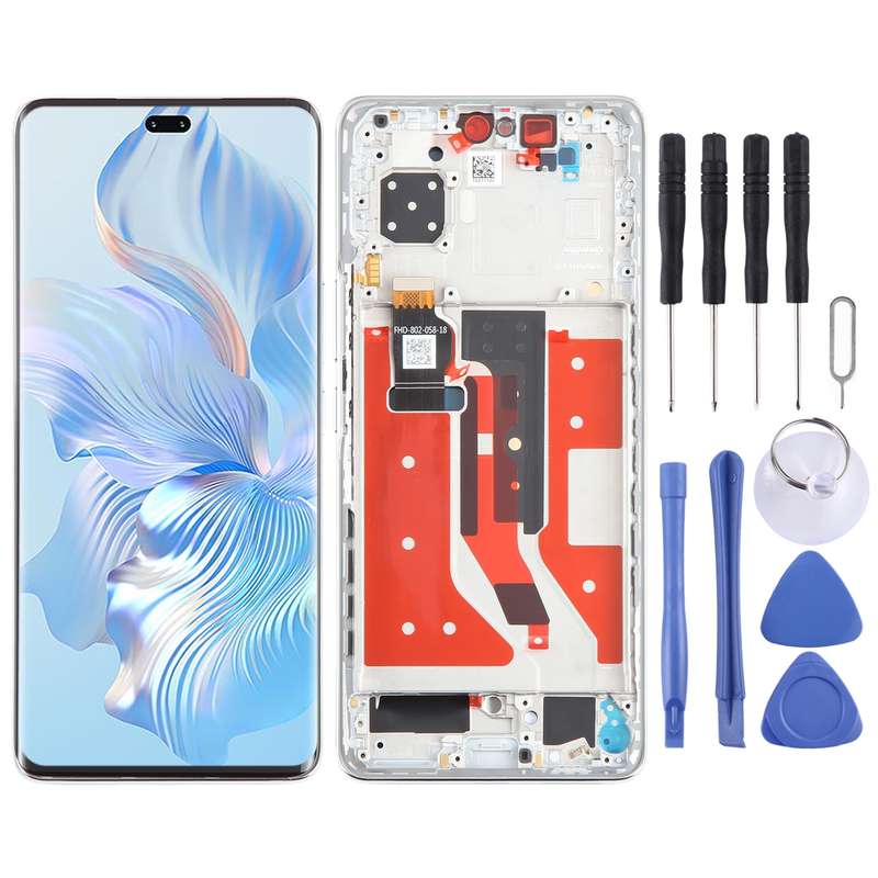 For Honor 80 Pro Original LCD Screen Digitizer Full Assembly with Frame (Green)