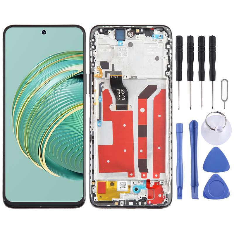 For Huawei Nova 10z Original LCD Screen Digitizer Full Assembly with Frame (Black)