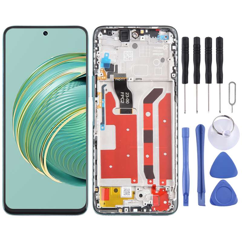 For Huawei Nova 10z Original LCD Screen Digitizer Full Assembly with Frame (Black)