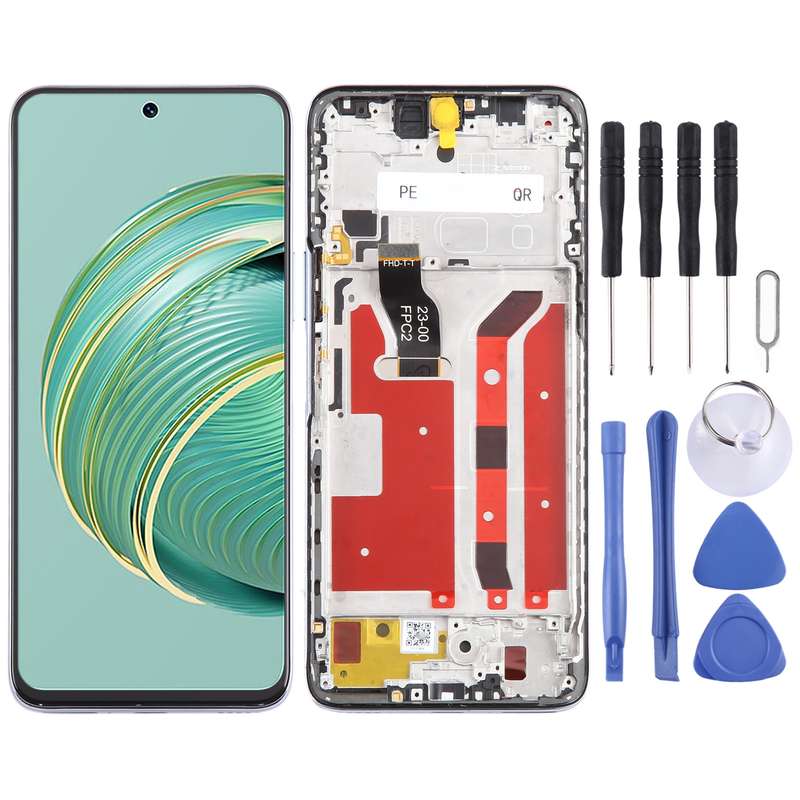 For Huawei Nova 10z Original LCD Screen Digitizer Full Assembly with Frame (Black)