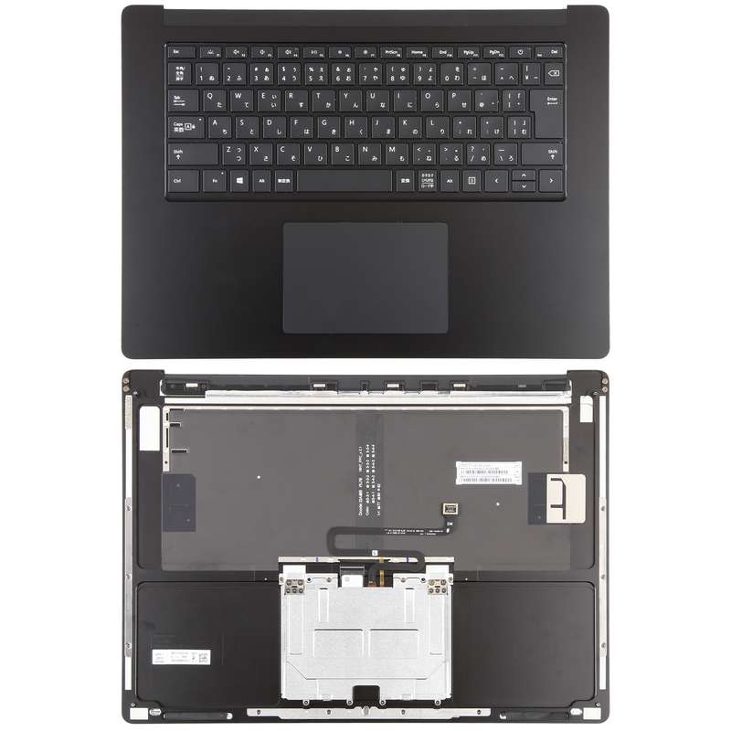 For Microsoft Surface Laptop 3 / 4 15 inch Japanese Version Keyboard with C Shell / Touch Board (Bla