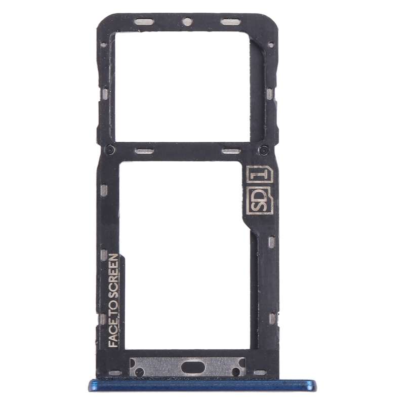 For Motorola Moto G7 Power US Version SIM Card Tray + Micro SD Card Tray (Black)