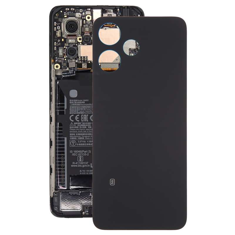 For Xiaomi Redmi Note 12R Original Battery Back Cover(Black)
