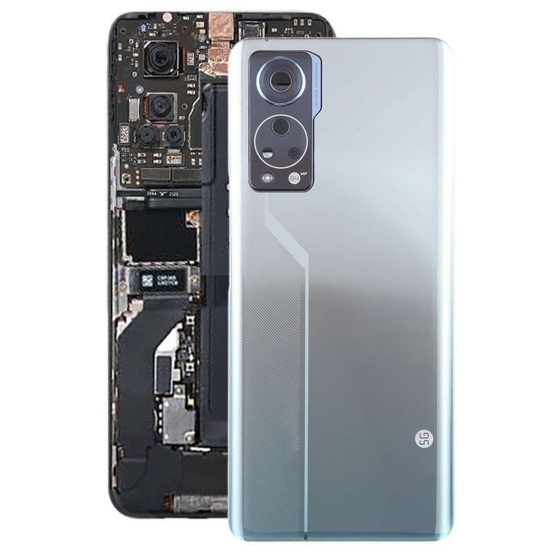 For ZTE Axon 30 5G A2322 Battery Back Cover with Camera Lens Cover(Black)