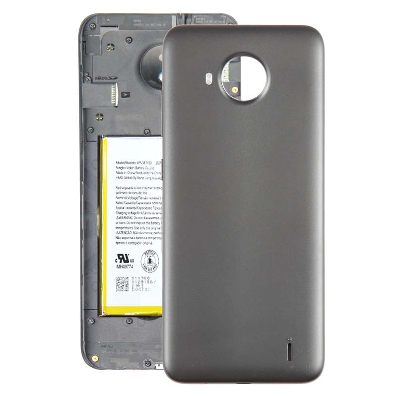 For Nokia C20 Plus Original Battery Back Cover(Black)