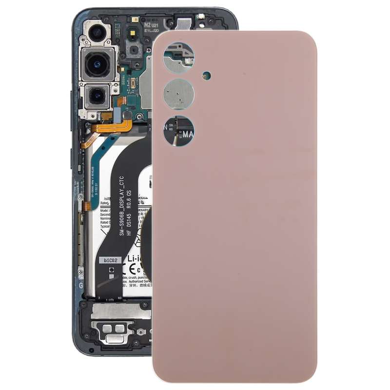 For Samsung Galaxy S23 FE SM-S711B Battery Back Cover(Brown)
