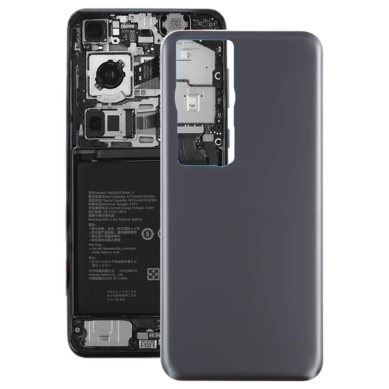 For Huawei P60 Pro Battery Back Cover(Black)