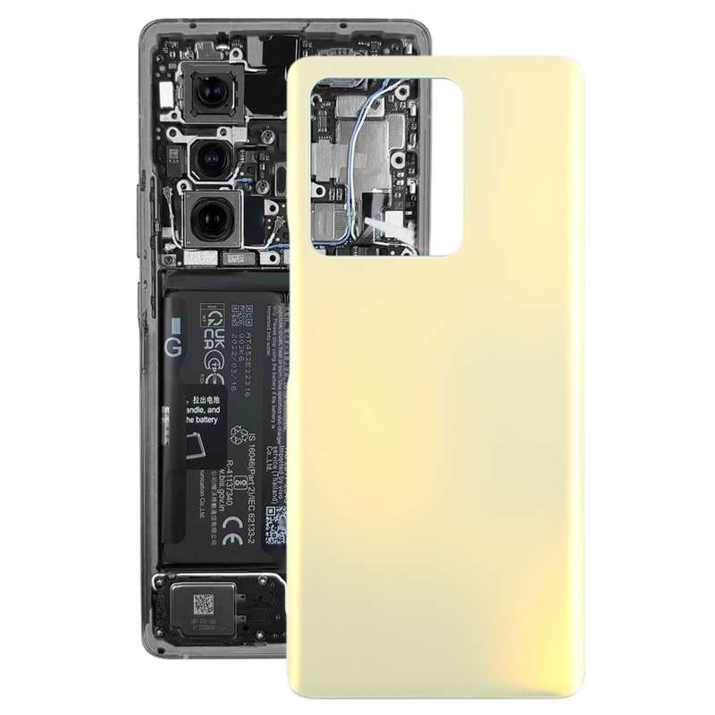 For vivo V27 OEM Glass Material Battery Back Cover(Black)