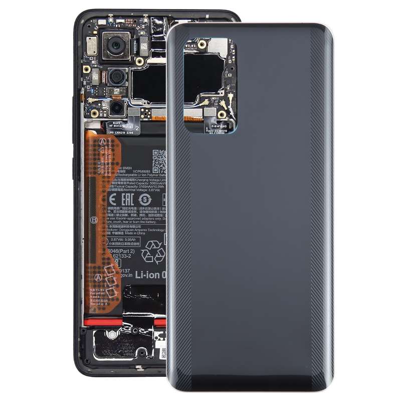 For Xiaomi Poco F5 Pro OEM Glass Material Battery Back Cover(Black)