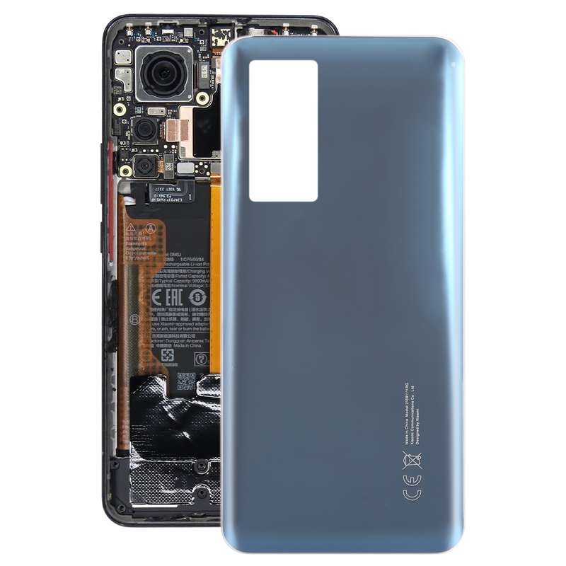 For Xiaomi 12T OEM Glass Material Battery Back Cover(Black)