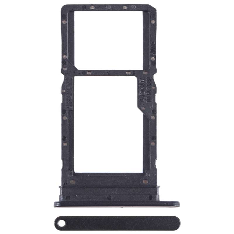 For Huawei Enjoy 30 Plus SIM + SIM / Micro SD Card Tray (Black)